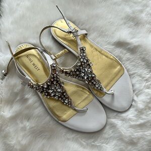 Crystal Beaded Sandals